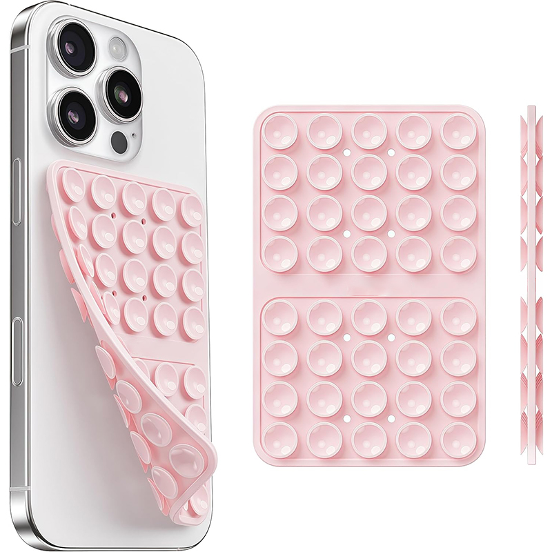 Phone Cases Video - Siliconen dubbelzijdige zuignap telefoonhoesje houder, telefoon
