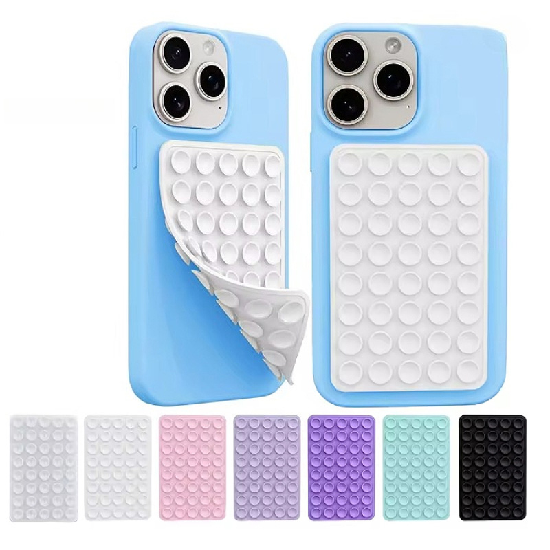 Phone Cases Video - Siliconen zuignap Telefoonhouder Dubbelzijdig, Sticky Grip
