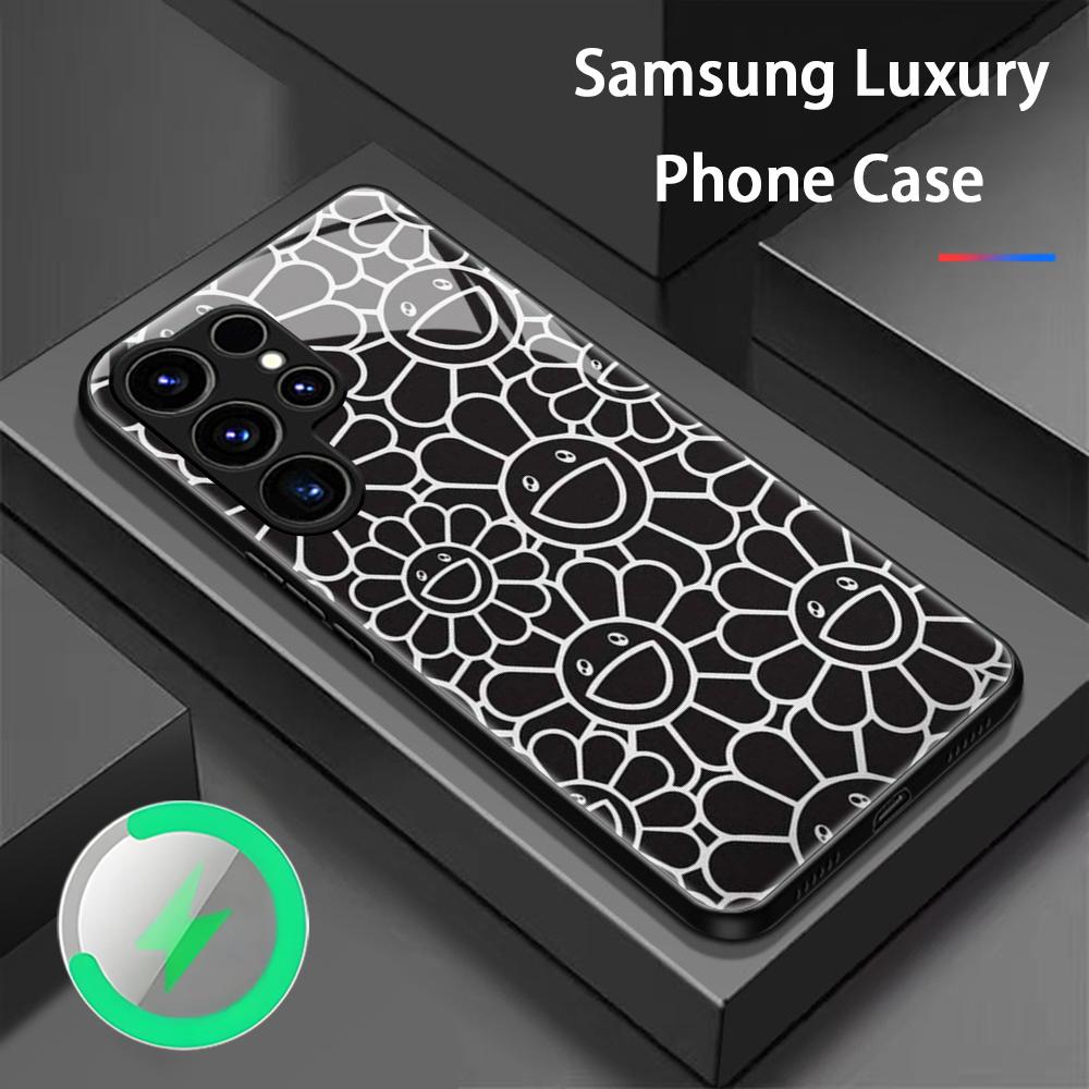 Phone Cases Samsung S25 - Zonnebloem Japan Schilderij M-Murakami Telefoonhoesje voor