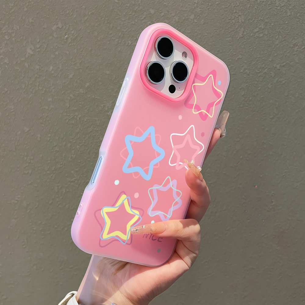 Phone Cases Kawaii - Kawaii Outlines Star Jelly Telefoonhoesje voor