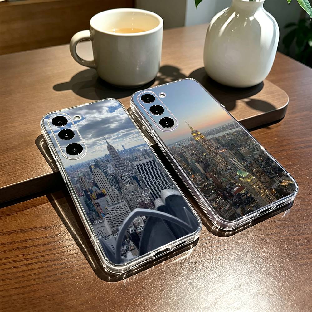 Phone Cases York - New-w York-k City Telefoonhoesje Transparant Siliconen