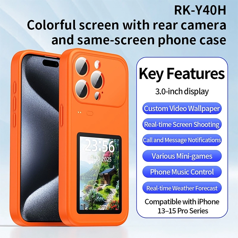 Phone Cases Video - Dynamische telefoonhoes, foto-overdracht, video-weergave, touchscreen, multifunctionele