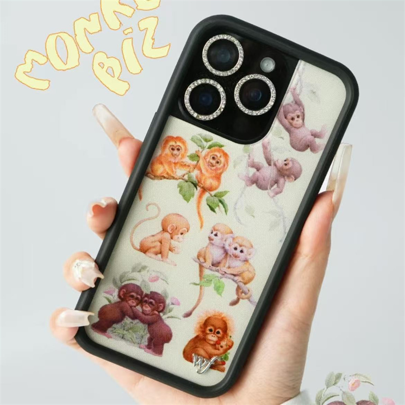 Phone Cases Wildflower - Wildflower INS Monkey Biz Telefoonhoesje voor
