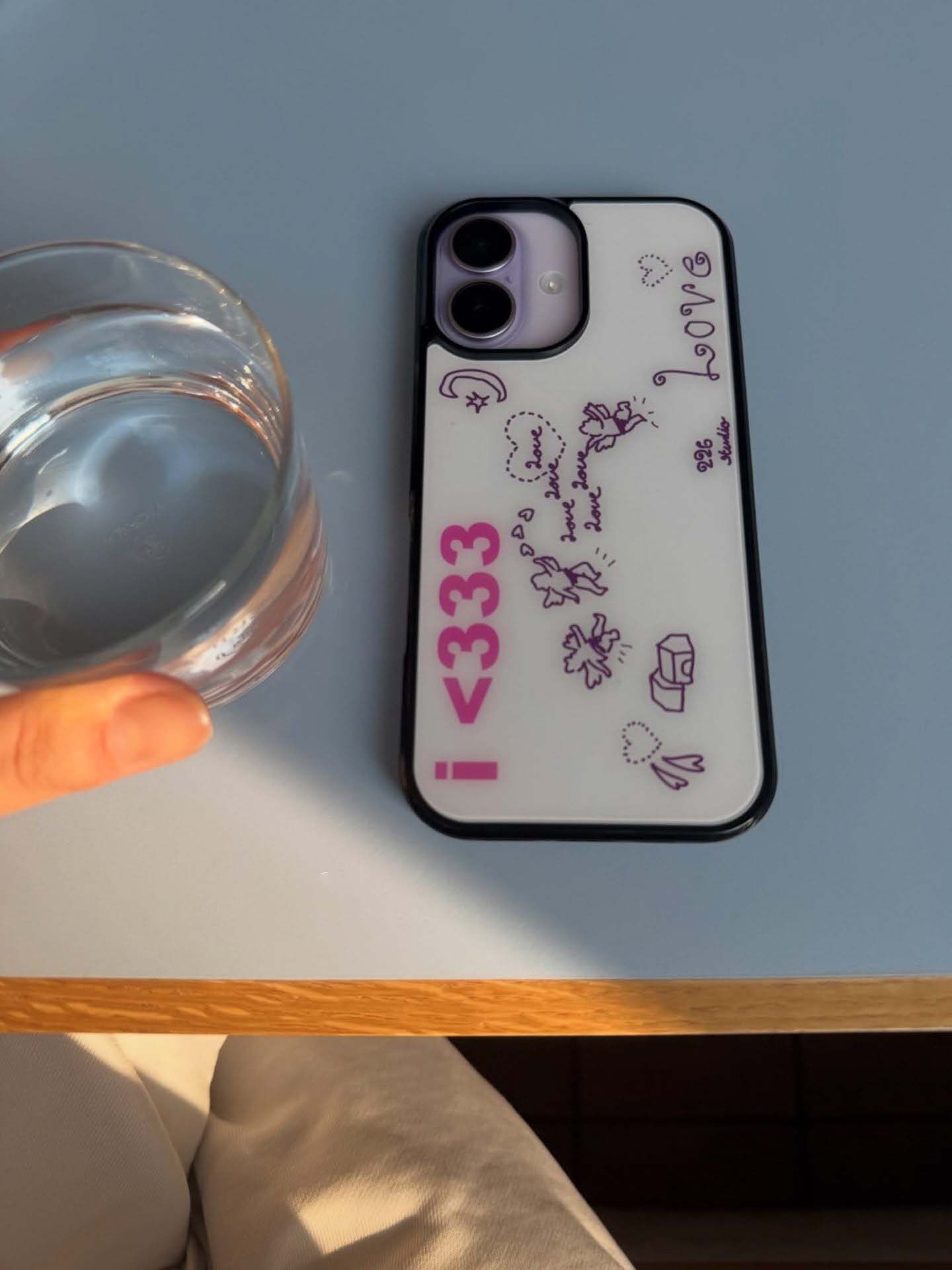 Phone Cases Kawaii - Retro Engel Liefde Schilderij Kawaii Illustratie