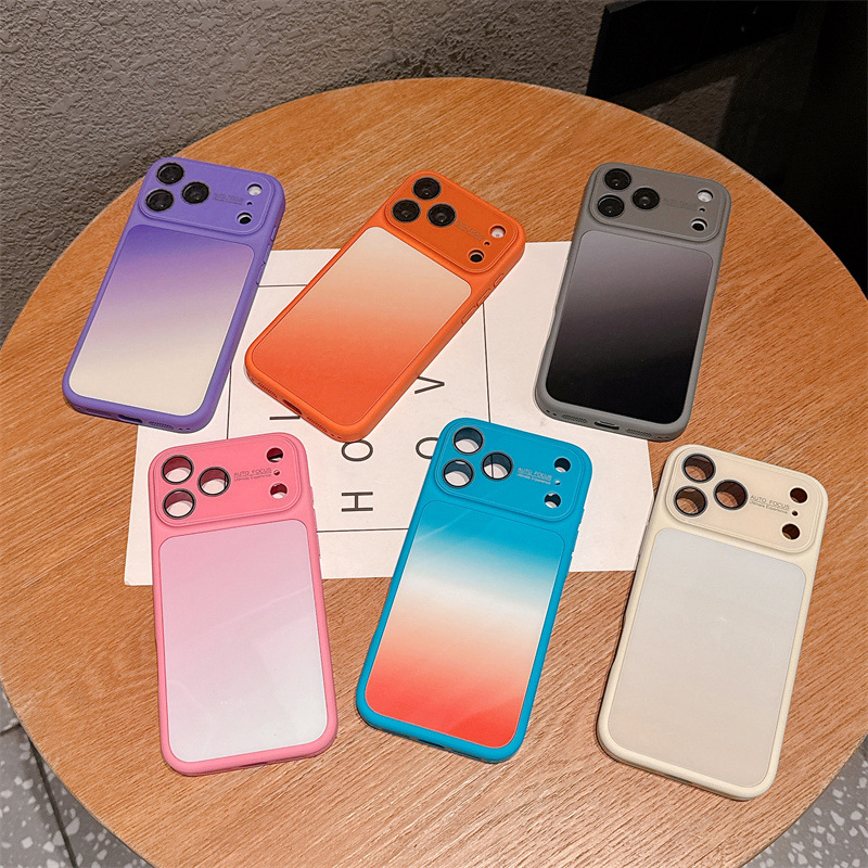 Phone Cases Iphone 16 Pro - Luxe Candy Kleuren Gradient Telefoonhoesje voor