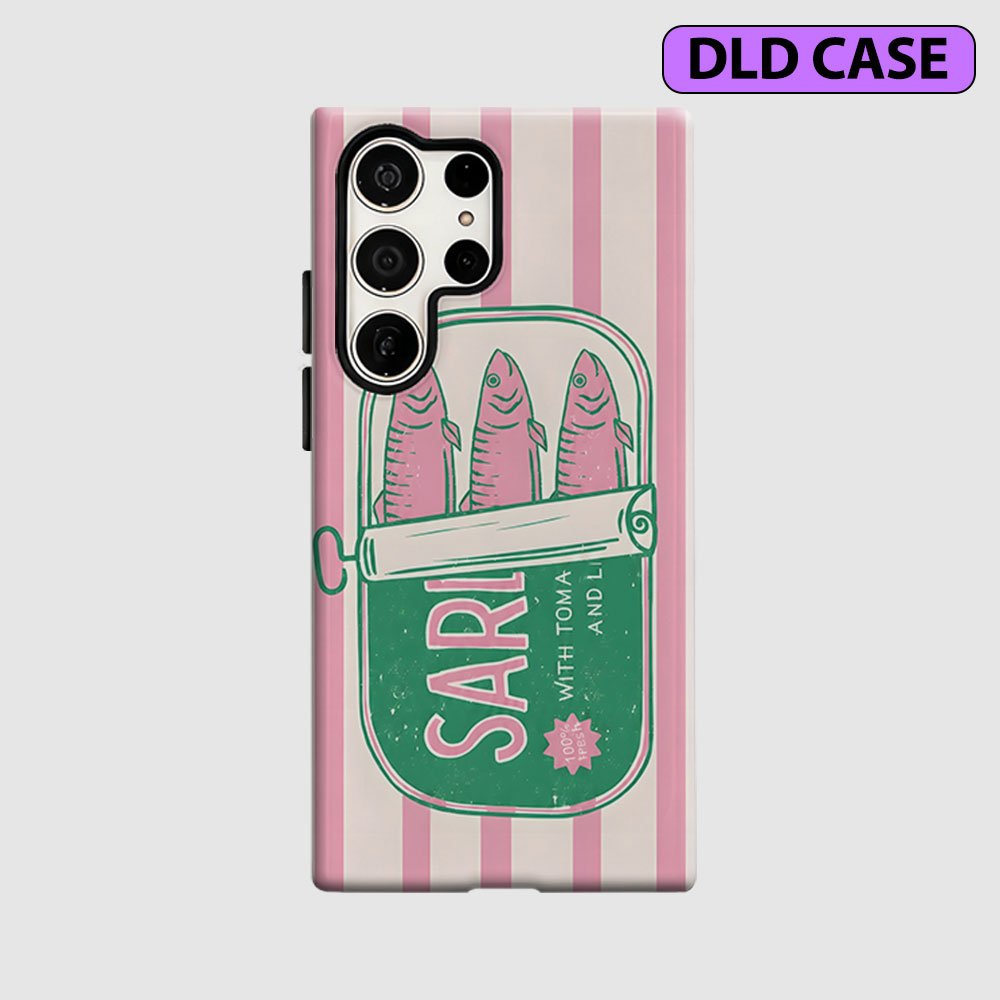 Phone Cases You Can Customize - Vintage sardineblikje hoesje voor Samsung Galaxy