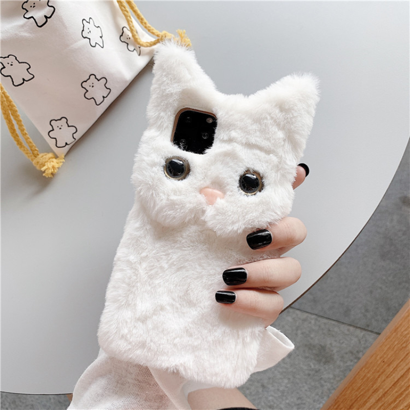 3D Schattige Cartoon Kat Pluch - Phone Cases Iphone 16 Pro recensie en prijs