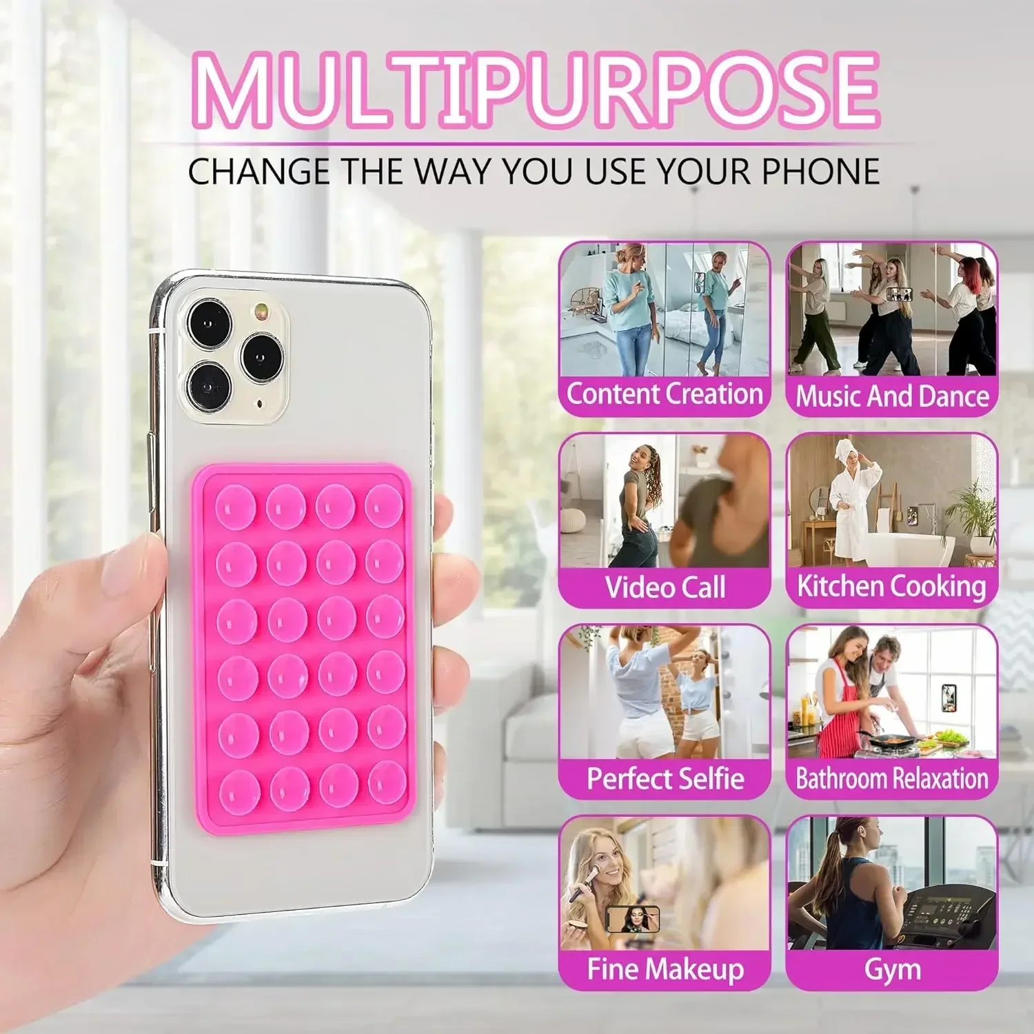 Siliconen zuignap telefoonhoud - Phone Cases Video recensie en prijs