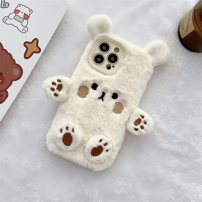 Koreaanse 3D Cartoon Beer Pluc - Phone Cases Iphone 16 Pro recensie en prijs