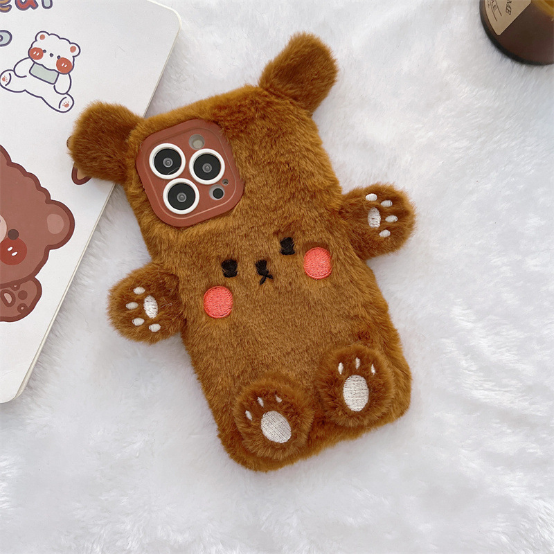 Koreaanse 3D Cartoon Beer Pluc - Phone Cases Iphone 16 Pro recensie en prijs