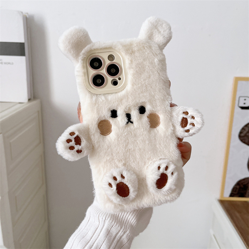 Koreaanse 3D Cartoon Beer Pluc - Phone Cases Iphone 16 Pro recensie en prijs