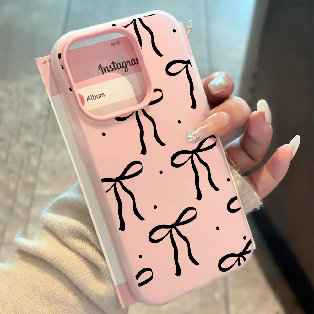 INS Grote Zwarte Strikpatroon  - Phone Cases Xiaomi 15T recensie en prijs