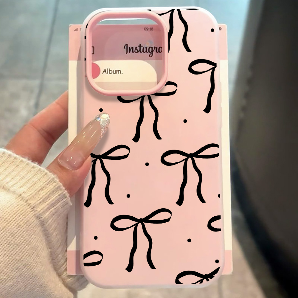 INS Grote Zwarte Strikpatroon  - Phone Cases Xiaomi 15T recensie en prijs