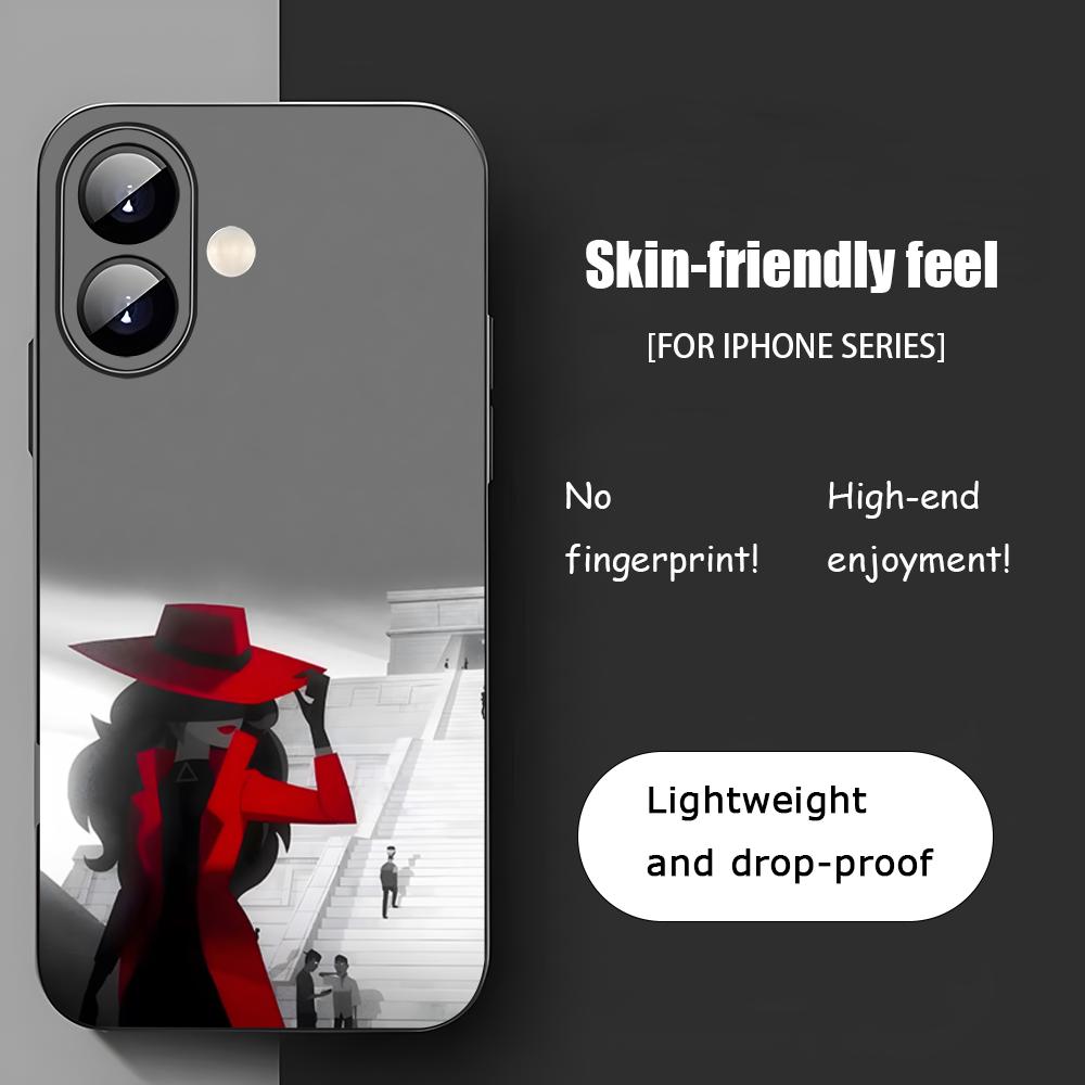 Hot Carmen Sandiego Cartoon Te - Phone Cases Iphone 16 Pro recensie en prijs