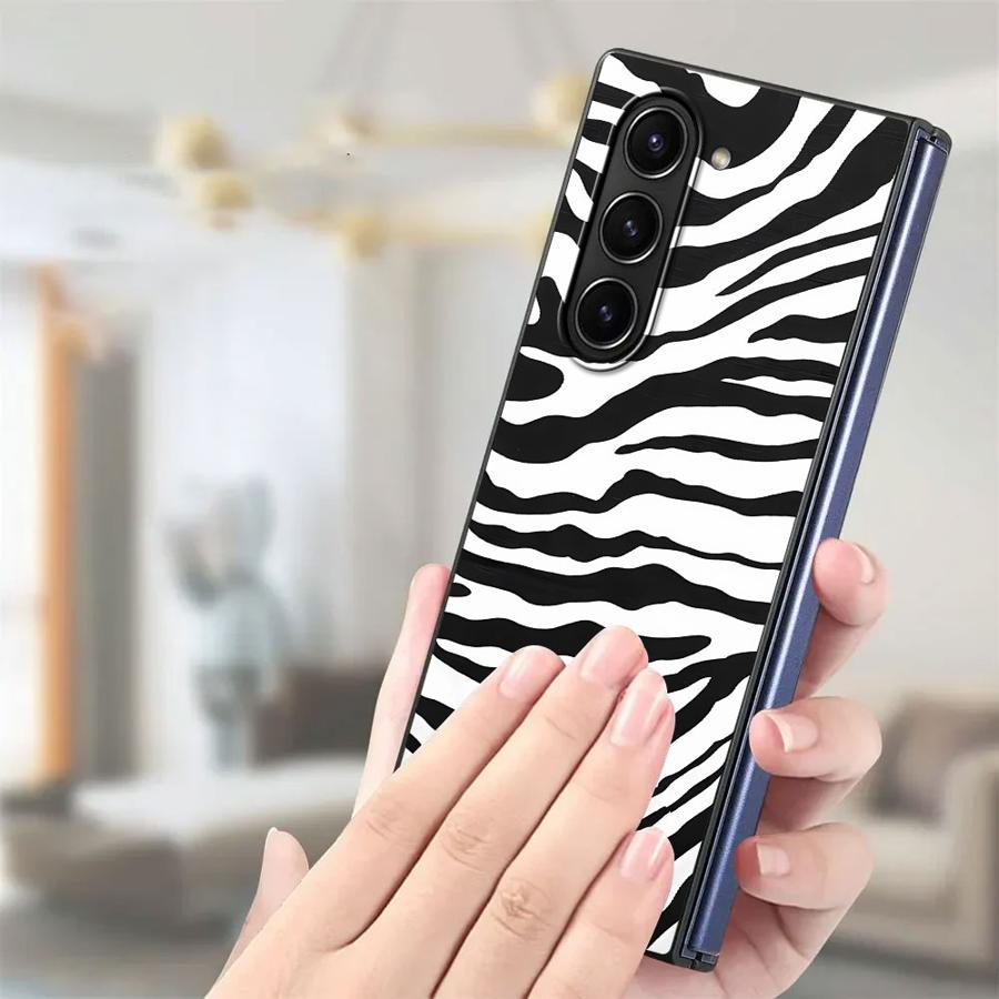 Zebra Gestreepte Zonnebloem Te - Phone Cases Z Fold 6 recensie en prijs