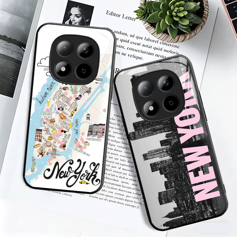 NYC New York City Glazen Telef - Phone Cases York recensie en prijs