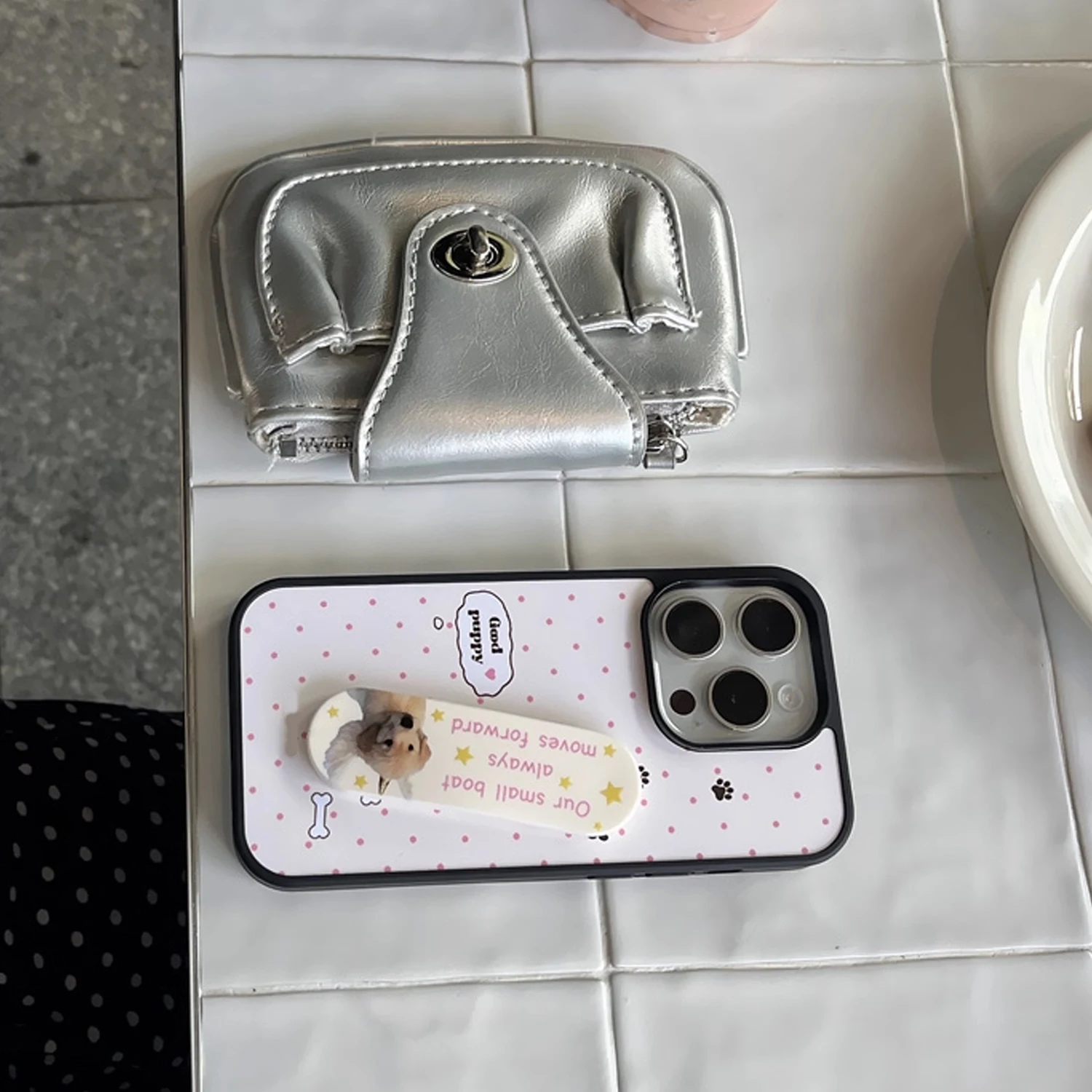 INS Roze Golf Punt Goede Puppy - Phone Cases Kawaii recensie en prijs