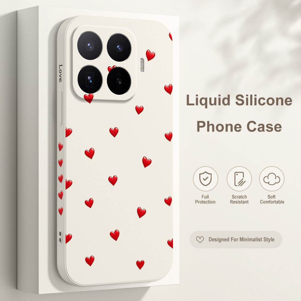 Karmozijnrode Hart Telefoonhoe - Phone Cases Xiaomi 15T recensie en prijs
