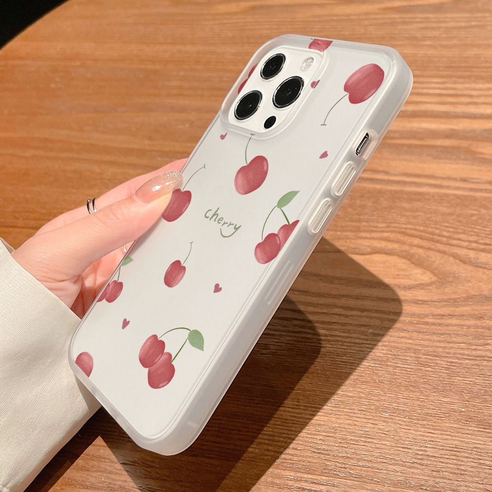Kersen Telefoonhoesje Mat Voor - Phone Cases Iphone 16 Pro recensie en prijs