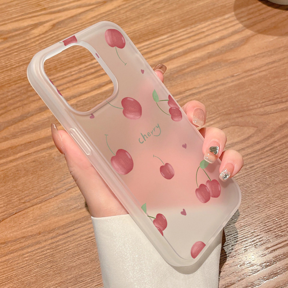 Kersen Telefoonhoesje Mat Voor - Phone Cases Iphone 16 Pro recensie en prijs