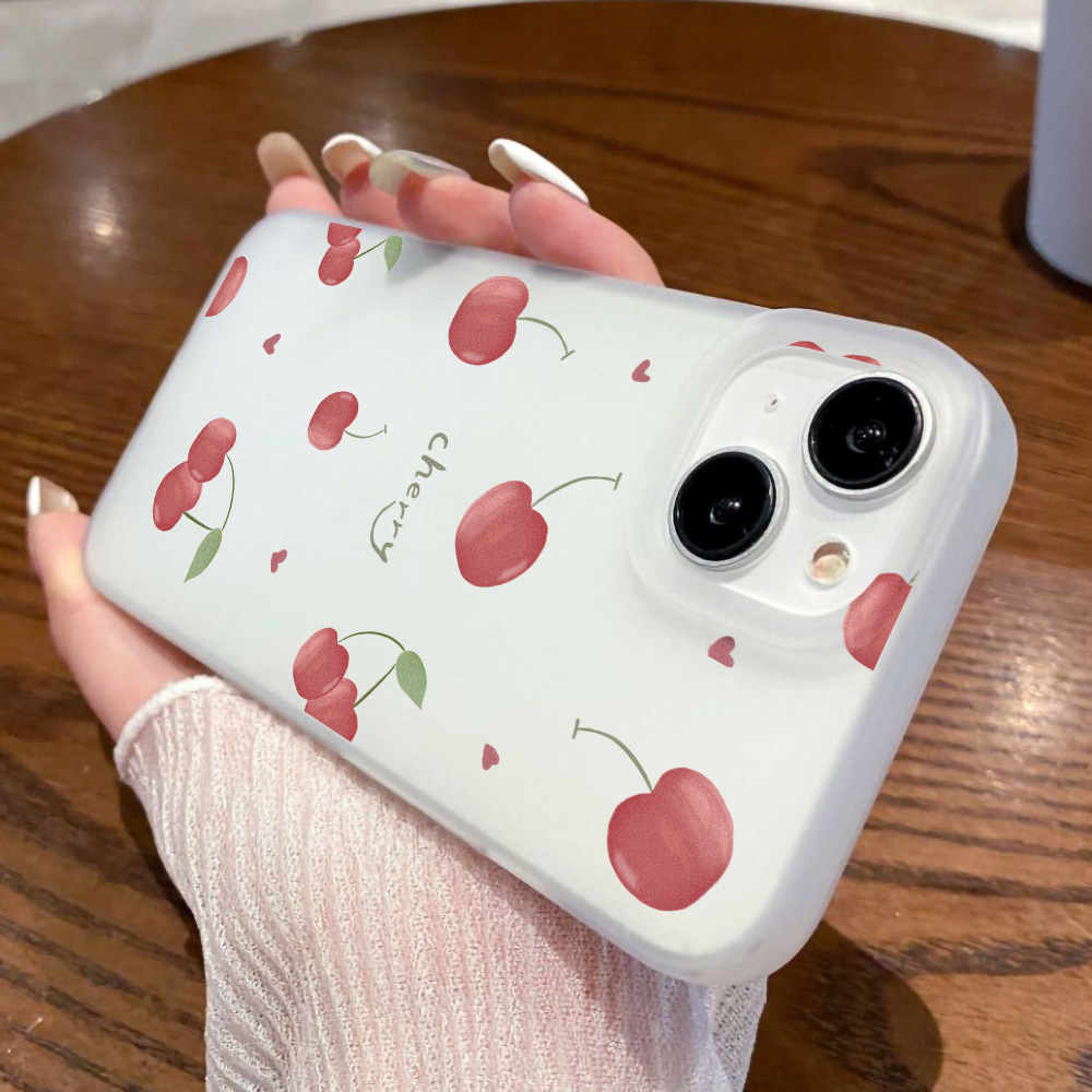 Kersen Telefoonhoesje Mat Voor - Phone Cases Iphone 16 Pro recensie en prijs