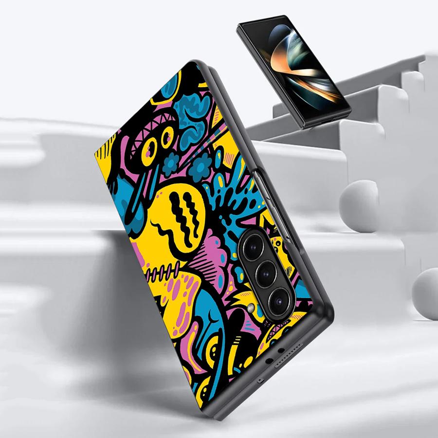 Cartoon Graffiti Ontwerp Case  - Phone Cases Z Fold 6 recensie en prijs