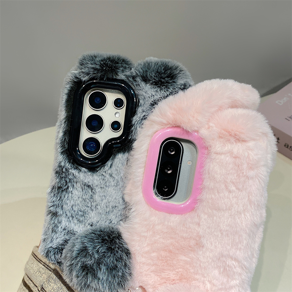 Schattige Konijnenoren Pluizig - Phone Cases Samsung S25 recensie en prijs