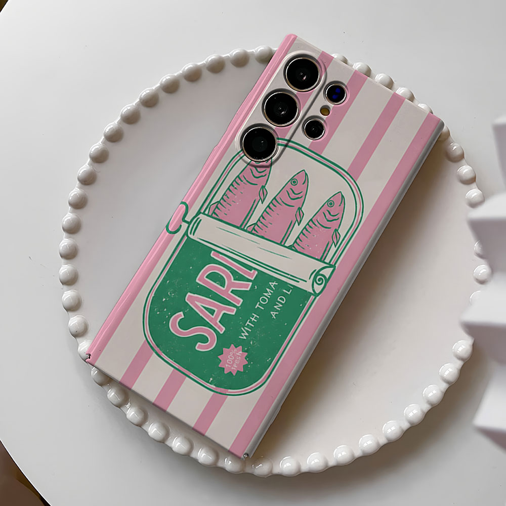 Vintage sardineblikje hoesje v - Phone Cases You Can Customize recensie en prijs