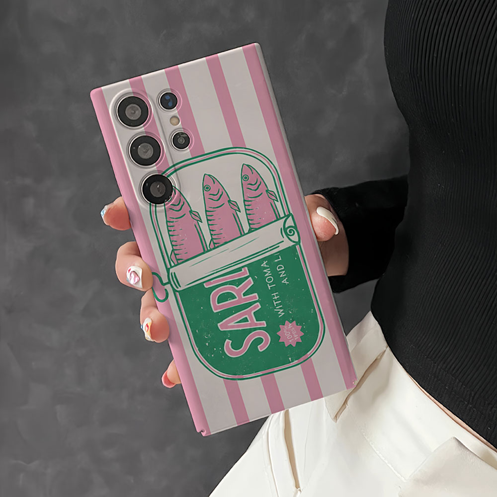 Vintage sardineblikje hoesje v - Phone Cases You Can Customize recensie en prijs